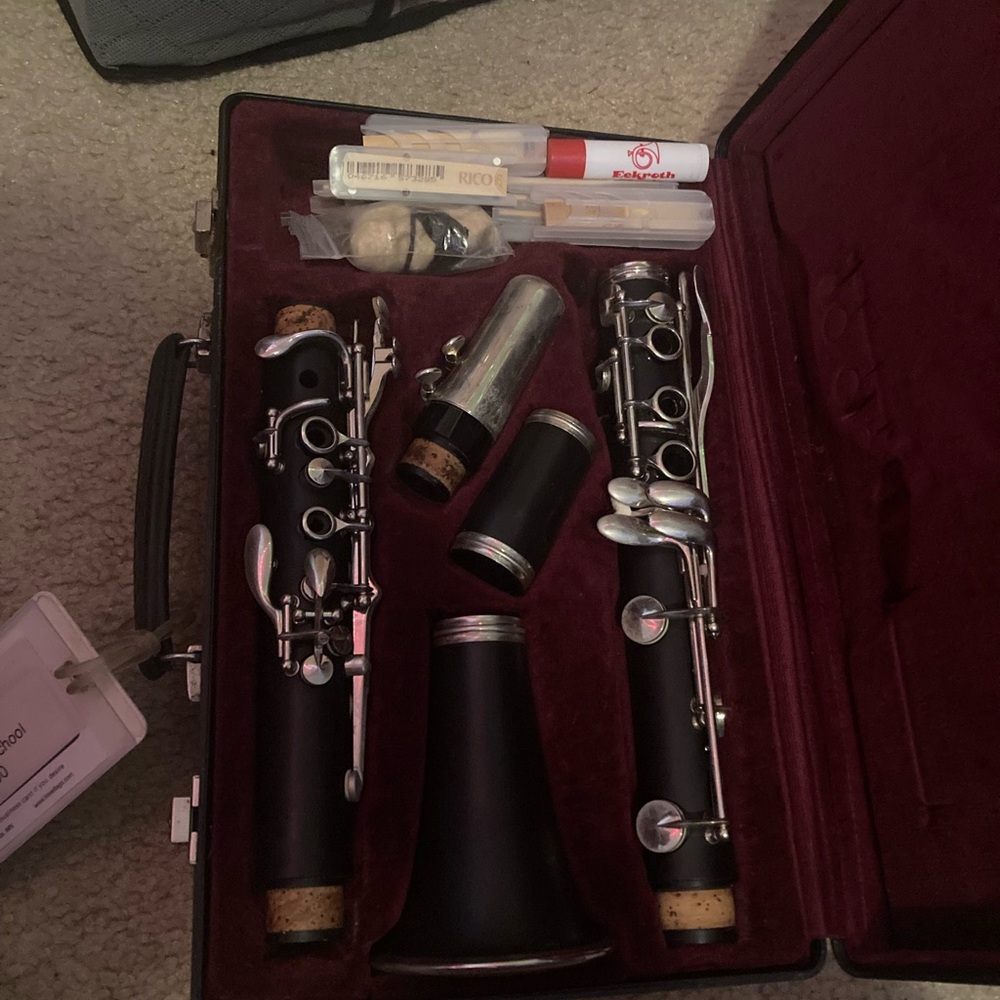 Black Clarinet with Case